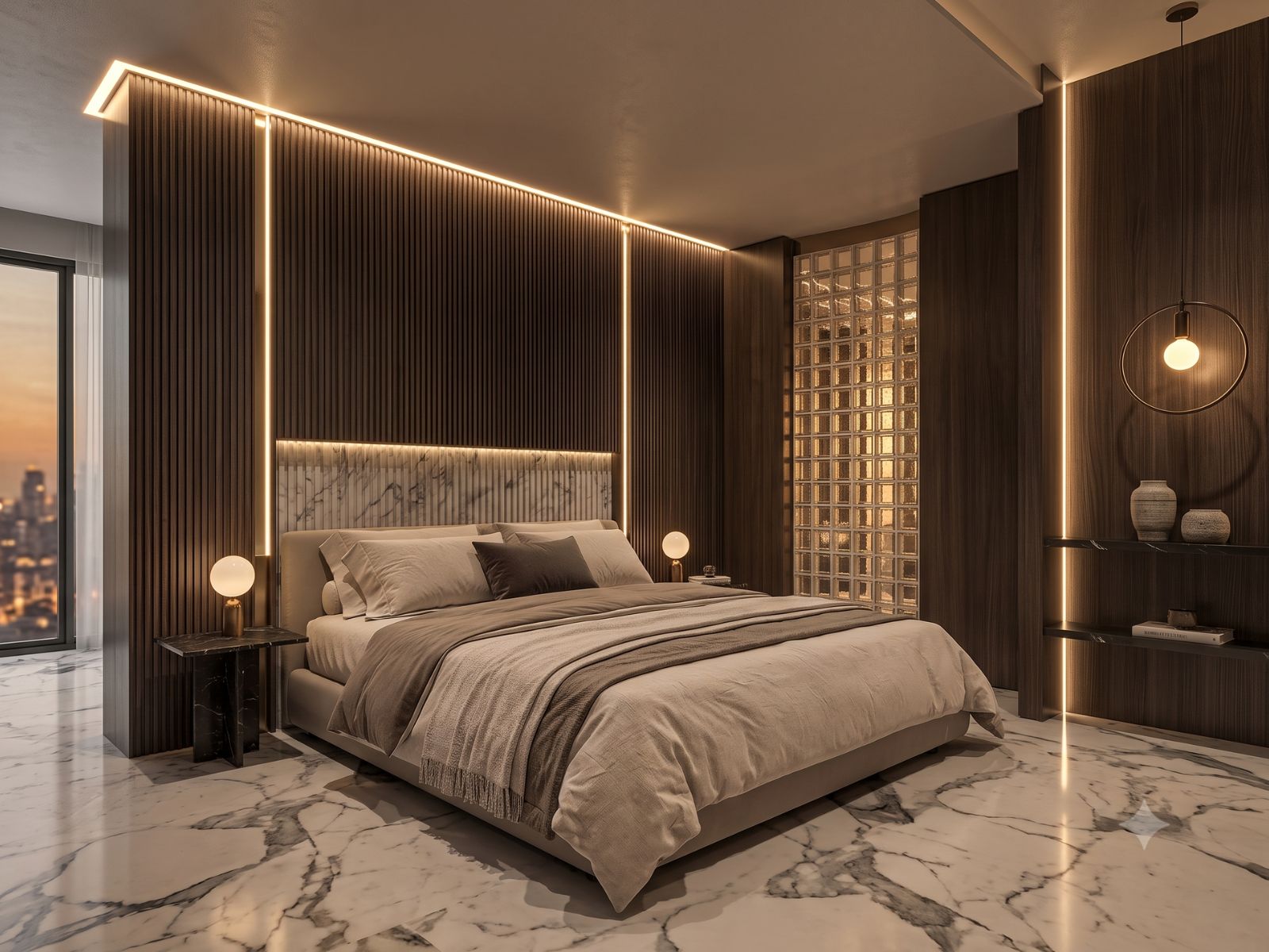 The Arera Heights Penthouse, Arera Colony, Bhopal — Contemporary Luxury living room